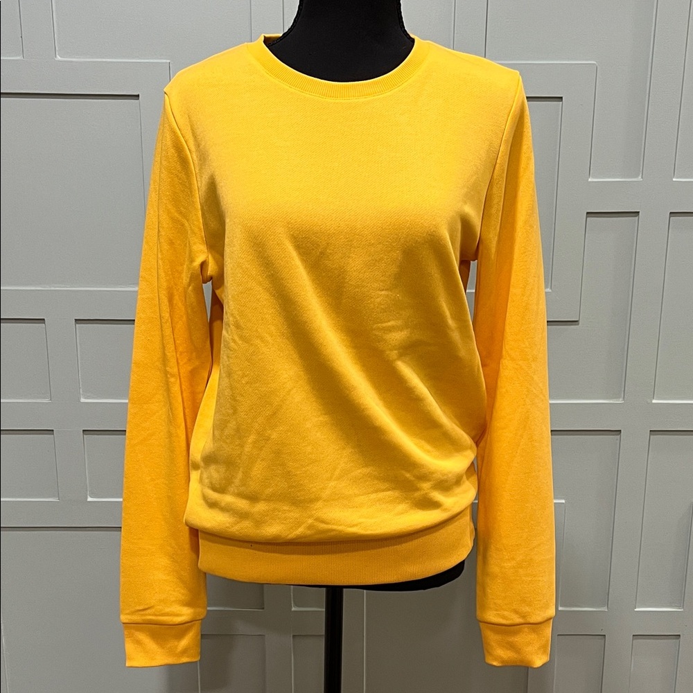 ZYIA Rustic Yellow Crew Neck Sweatshirt